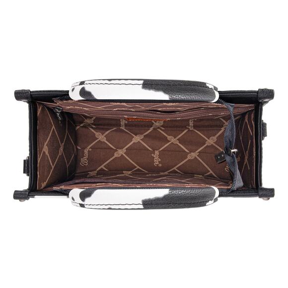 Wrangler Cow Print Black Tote/Crossbody *NEW in Package* - Picture 4 of 6